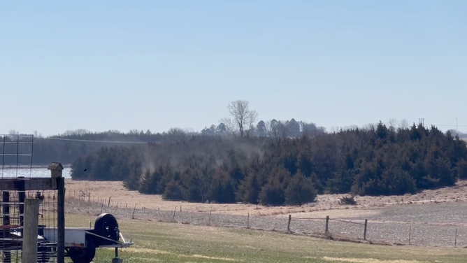 firefighters responded to the report of a grass fire which turned out to be just pollen.