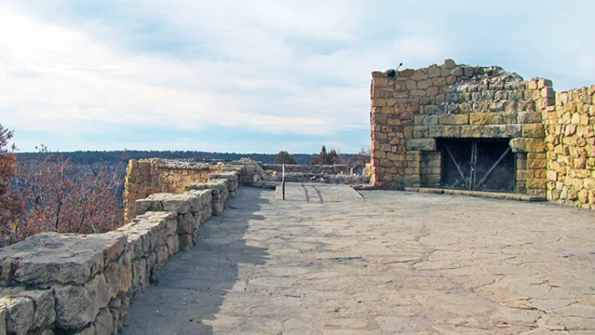 Grand Canyon Lodge site after demolition in November 2025.