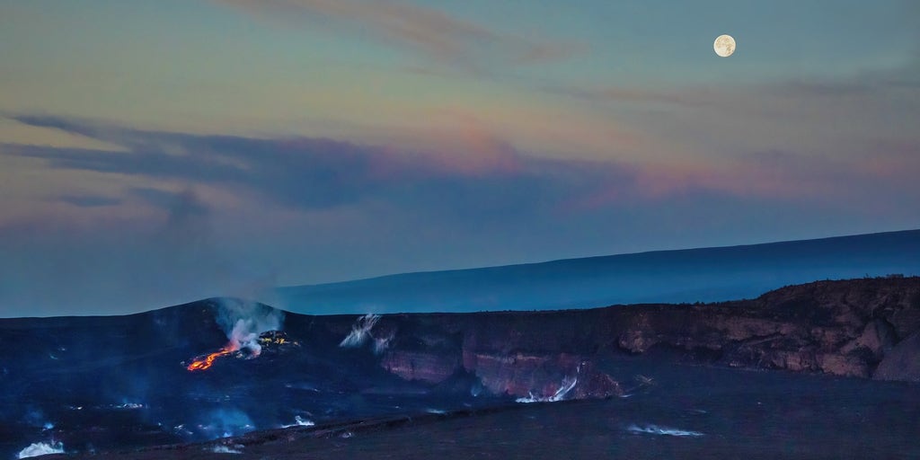 Hawaii's Kilauea volcano is brewing yet again, preparing to put on a show for it's 44th episode