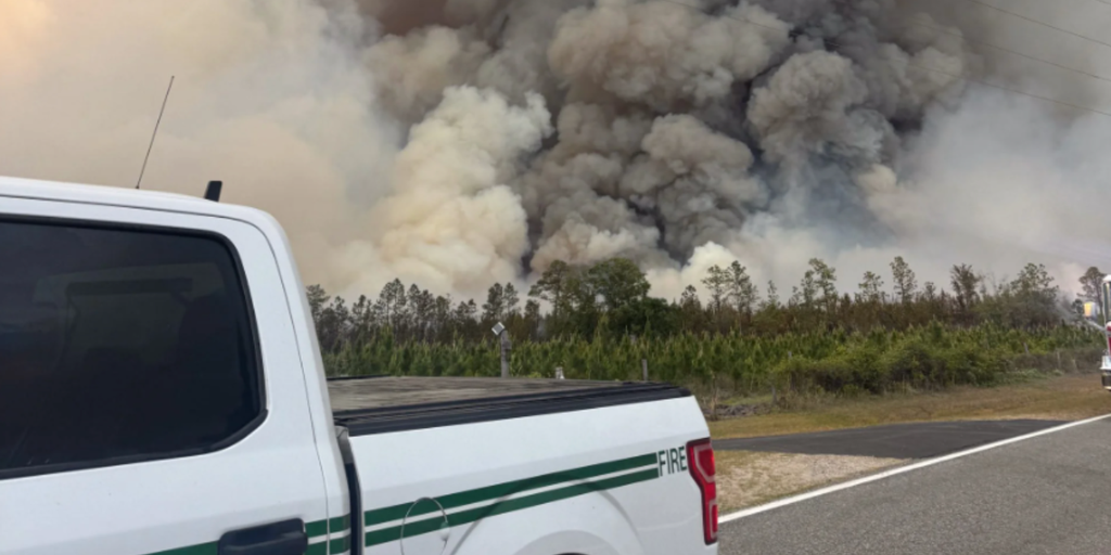 Progress made on containing massive wildfires in Florida, Georgia as rain moves in over areas in the South