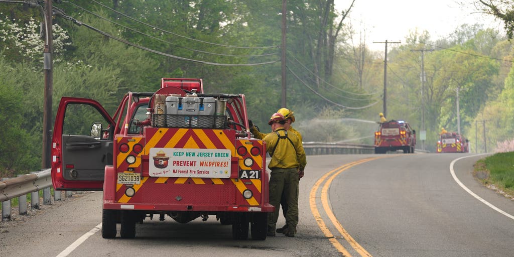 See it: Massive wildfire burns in New Jersey just miles outside Philadelphia
