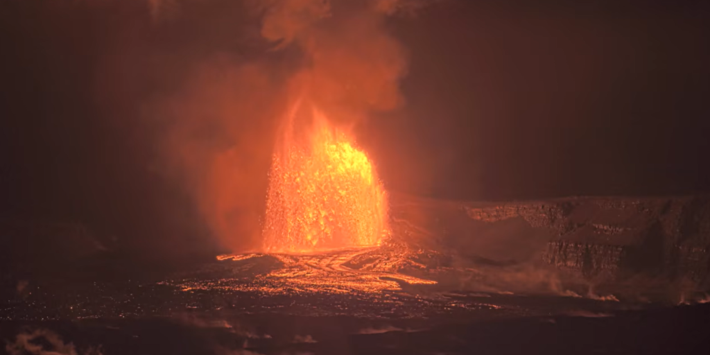 Hawaii's Kilauea erupts sending lava 1,000 feet into the air, in 45th eruptive episode