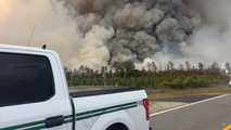 Progress made on containing massive wildfires in Florida, Georgia as rain moves in over areas in the South