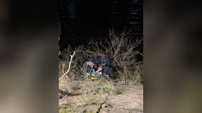 Photos: Volunteer firefighters save an elderly fisherman in a dramatic rescue