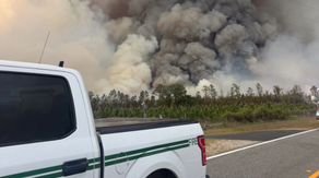 Progress made on containing massive wildfires in Florida, Georgia as rain moves in over areas in the South