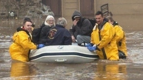 Photos: Firefighters rush to rescue 3 from Wisconsin home amid rising floodwaters