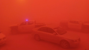 See it: Dust storm creates apocalyptic red skies in Libya