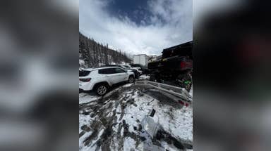 Over a dozen injured in Colorado crash involving more than 75 cars amid snowy conditions