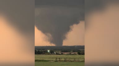 Photos: Violent tornado rips through Enid, Oklahoma, unleashing devastation and closing Vance Air Force Base