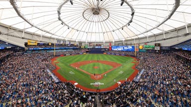 Tampa Bay Rays back at Tropicana Field for the first time in over 500 days since Hurricane Milton