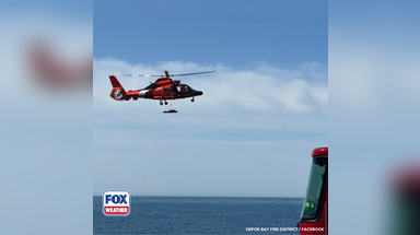See it: US Coast Guard rescues man stranded along cliffside in Oregon