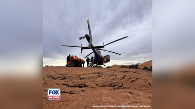 Photos: Family hike gone wrong after parent slips and falls down Utah canyon
