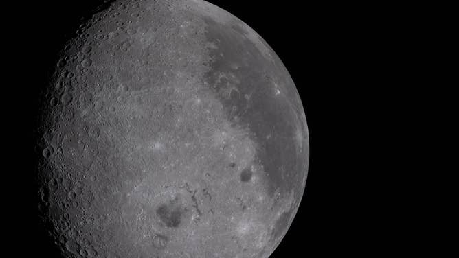 April 6, 2026) - On the first shift during the lunar flyby observation period, the Artemis II crew captured more than two-thirds of the Moon showcasing the intricate features of the nearside. 