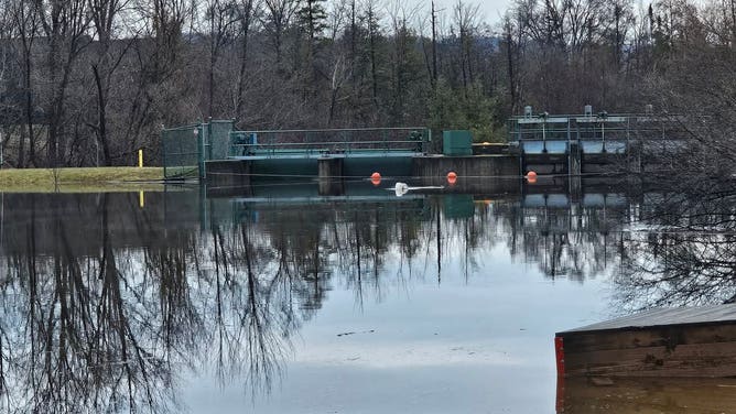 Rising water levels in Northern Michigan prompted the area near the Richardi Park Dam along with the Peninsula to temporarily close on April 13.