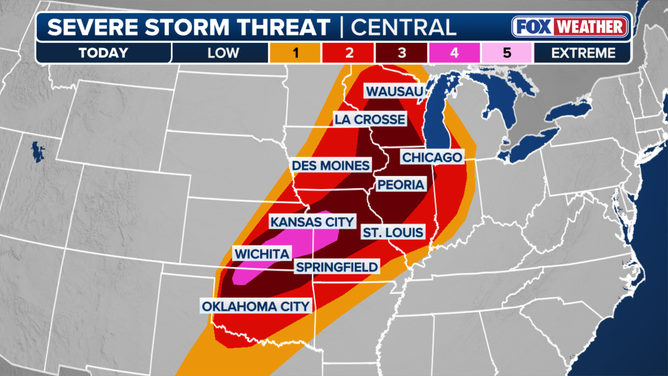 Friday severe weather threat.