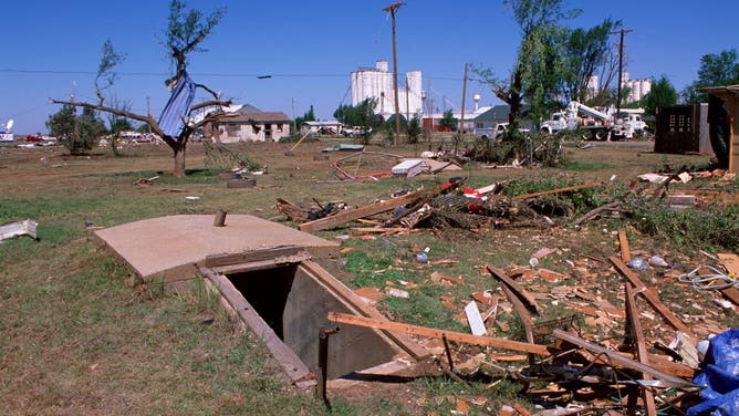 Tornado Damage Happy, Texas.