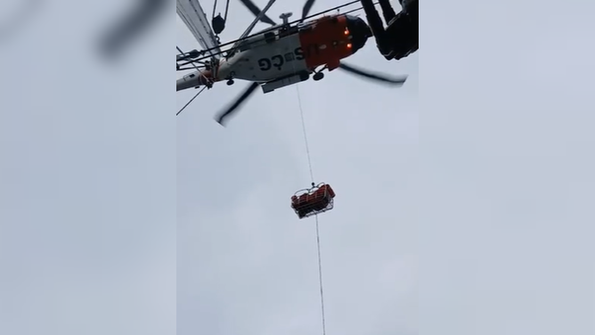 Five fishermen in Alaska were rescued after their vessel ran aground on April 2.