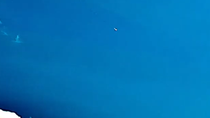 An eagle-eyed skywatcher captured video of the space rock hurtling above North Branford, Connecticut.