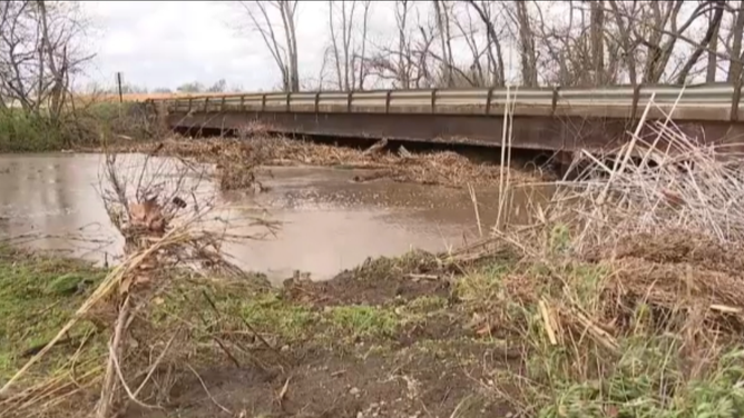 Flash flooding closed multiple roads in Johnson County, Missouri Thursday.