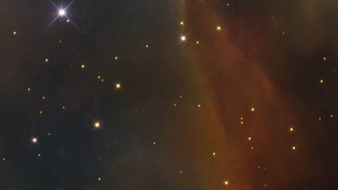 Old formation of stars within the Trifid Nebula.