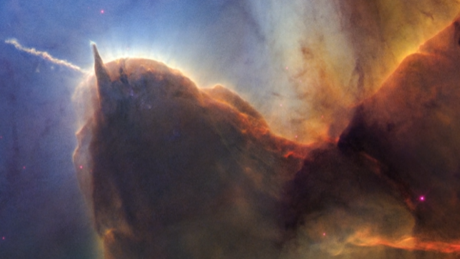 Stunning images released of the Trifid Nebula, taken by NASA's Hubble Telescope.