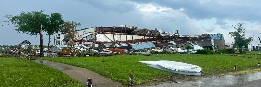 Tornado causes injuries and significant damage in North Texas city of Mineral Wells