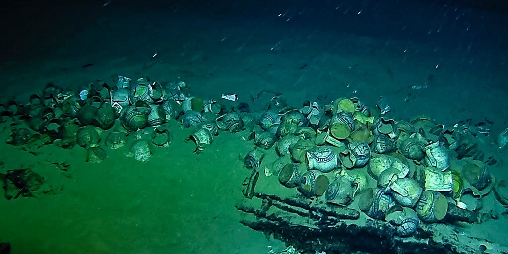 Underwater robots finds rare artifacts in France's deepest shipwreck, a 16th century vessel