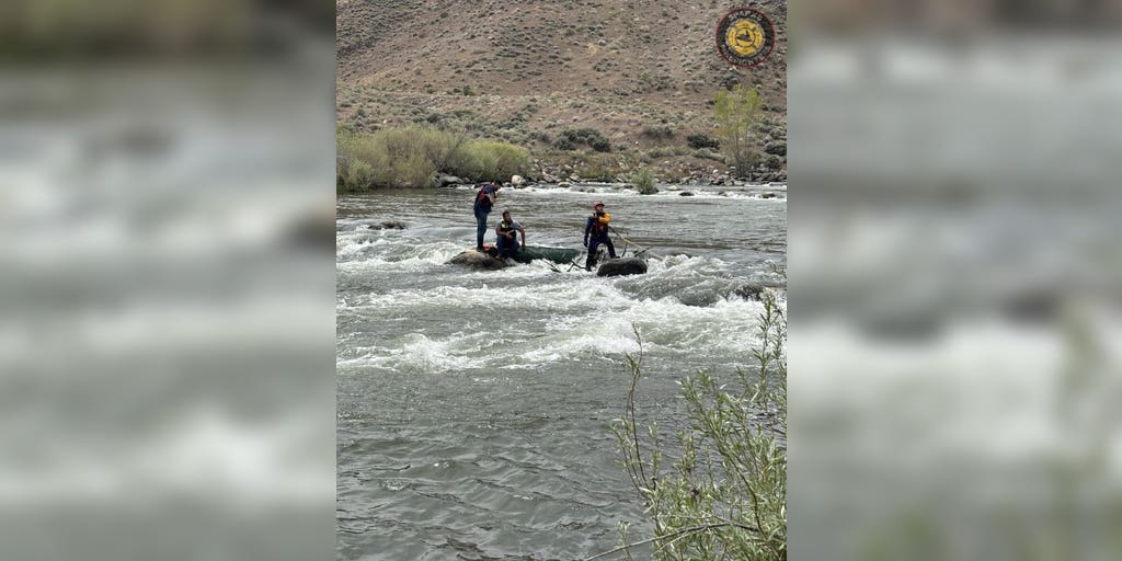 Watch: Dramatic rescue unfolds on a Nevada river as officers quickly save two people