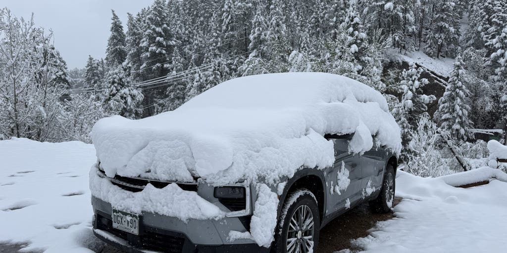 See it: Photos and videos showcase surprising May snowstorm in Colorado, Wyoming