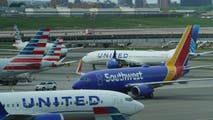 Sinkhole causes closure of LaGuardia Airport runway as crew work to make repairs