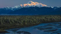 Alaskan town sees its last sunset for over 80 days as the 'midnight sun' begins