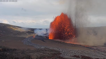 Hawaii’s Kīlauea volcano erupts for the 47th episode, sending fountains of lava into the air
