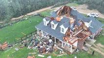 See it: Mississippi drone video reveals devastation left behind by tornado in Bogue Chitto