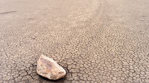 'Sailing stones': The mystery behind the crawling rocks of Death Valley National Park