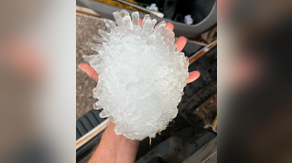 Experts confirm this hailstone broke the record as the biggest in Texas history