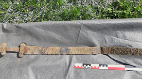 Photos: 1,300-year-old Viking era sword discovered by first grade student on school field trip