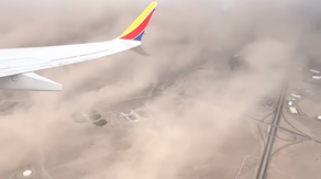 Watch: Airline passenger captures massive dust storm sweeping through New Mexico city