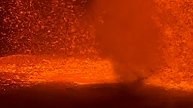 See it: Fiery tornado-like 'Tephra Devil' swirls on Hawaii's Kilauea volcano