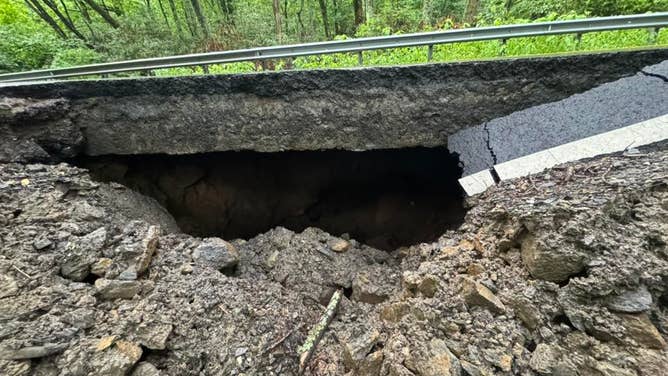 Torrential rain triggered flash flooding on Memorial Day into early Tuesday in parts of western North Carolina still recovering from 2024's Hurricane Helene.