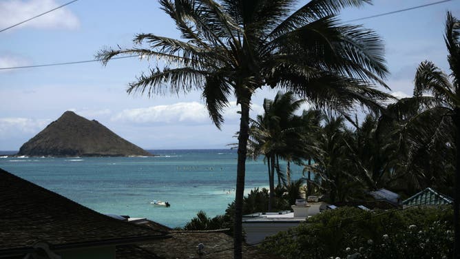 Lanikai beach in Hawaii is seen on June 15, 2010.