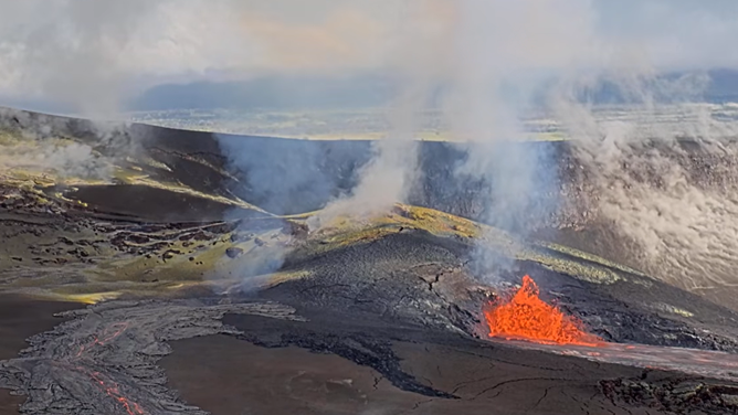 The 46th eruption of the Mount Kīlauea volcano in Hawaii.