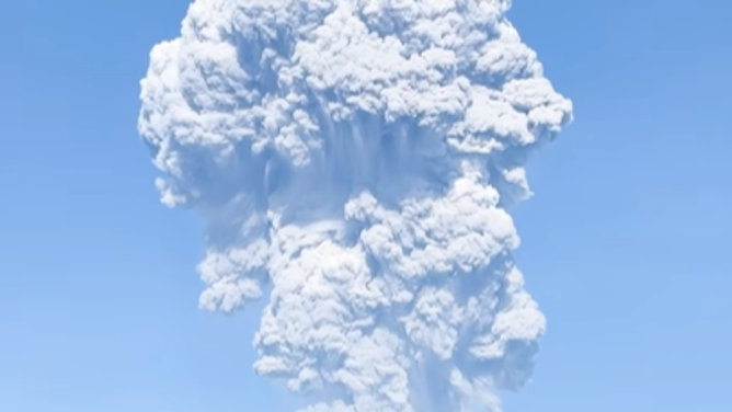 Mount Dukono in Indonesia erupted Friday morning, sending an ash plume more than 6 miles into the sky. Local police said that 3 hikers were killed during the eruption after they had entered a restricted zone.