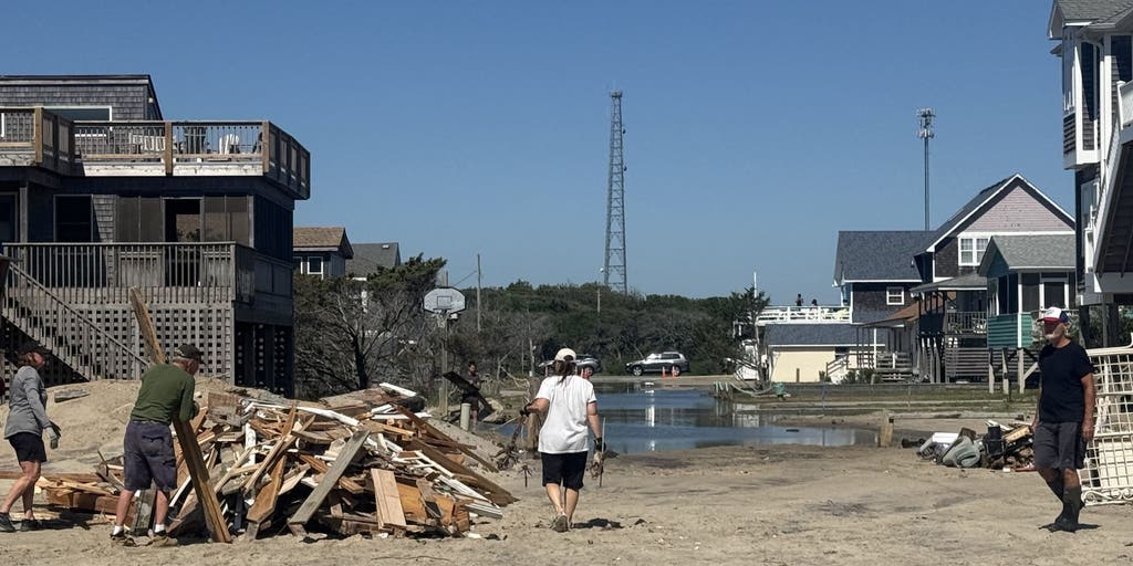 Another home collapses along North Carolina's Outer Banks, 32nd since 2020, as hurricane season begins