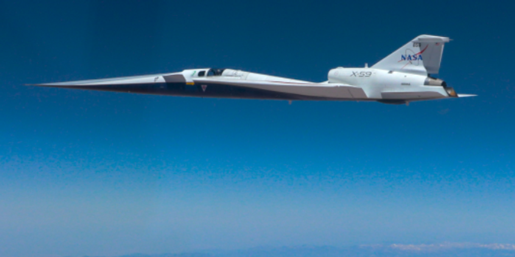 NASA's experimental aircraft flies supersonic for the first time