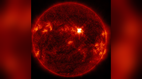 See it: Strong solar flare caught on camera erupting from the sun
