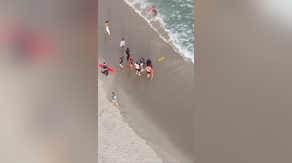 Watch: FDNY uses drone to keep struggling swimmers afloat until rescue teams arrive
