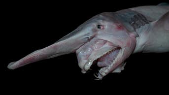 Rare deep-sea 'goblin' sharks caught on camera for first time ever here - Fox News