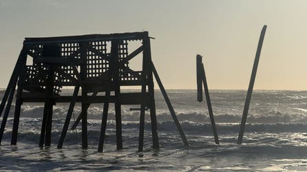 Another home collapses along North Carolina's Outer Banks, 32nd since 2020, as hurricane season begins