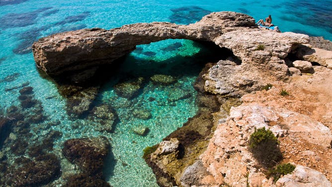 Blue Lagoon. Gozo island. Malta island. Republic of Malta. Europe.
