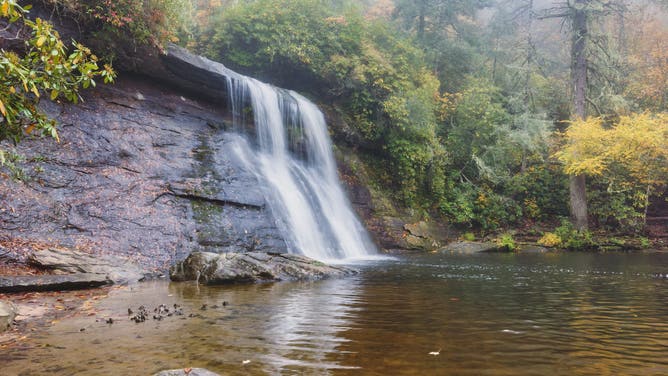 Silver Run Falls, Nantahala National Forest, Jackson County, North Carolina, United States of America.